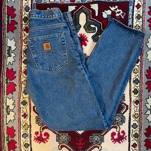 Carhartt men’s blue jeans straight cut 30 x 32